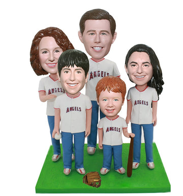 Baseball Family Custom Bobbleheads